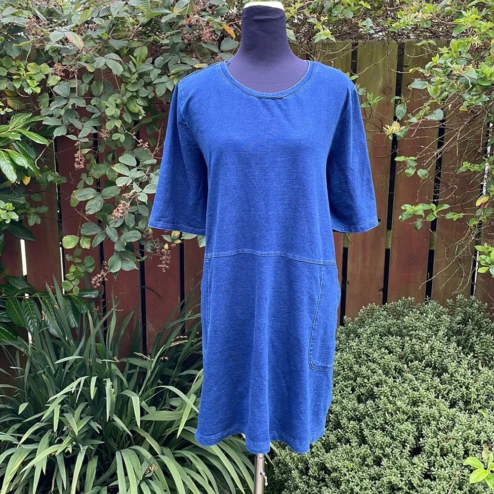 Tu denim look tunic dress size 22 - Picture 1 of 5
